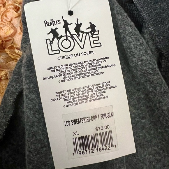 The Beatles hoodie from LOVE Cirque du Soleil show - XL - Picture 4 of 5